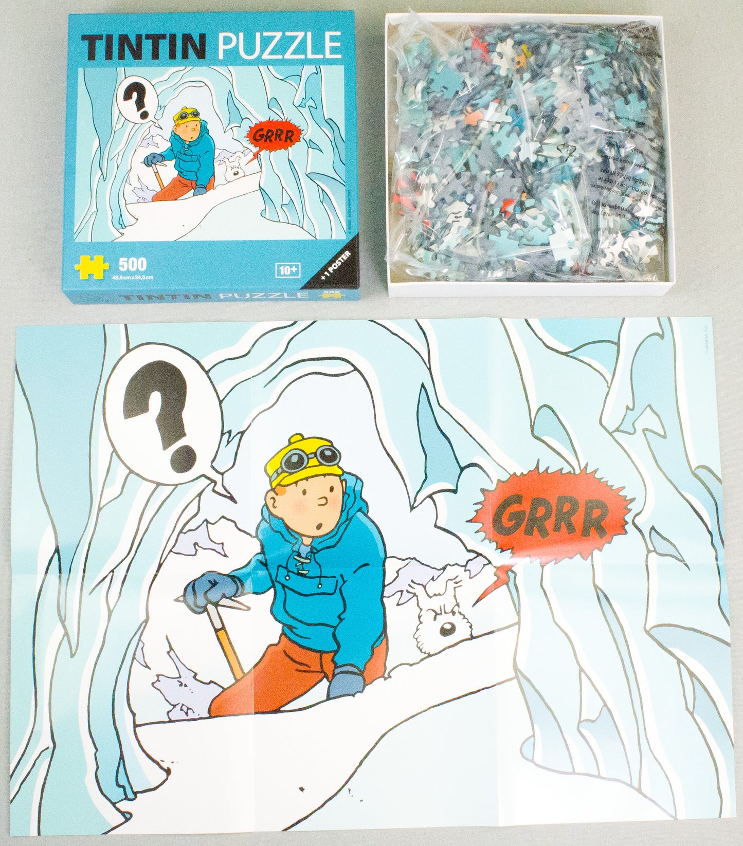 Moulinsart Tintin Puzzle 81553: Tintin in Tibet: Cave Jigsaw 48.5x34.5cm