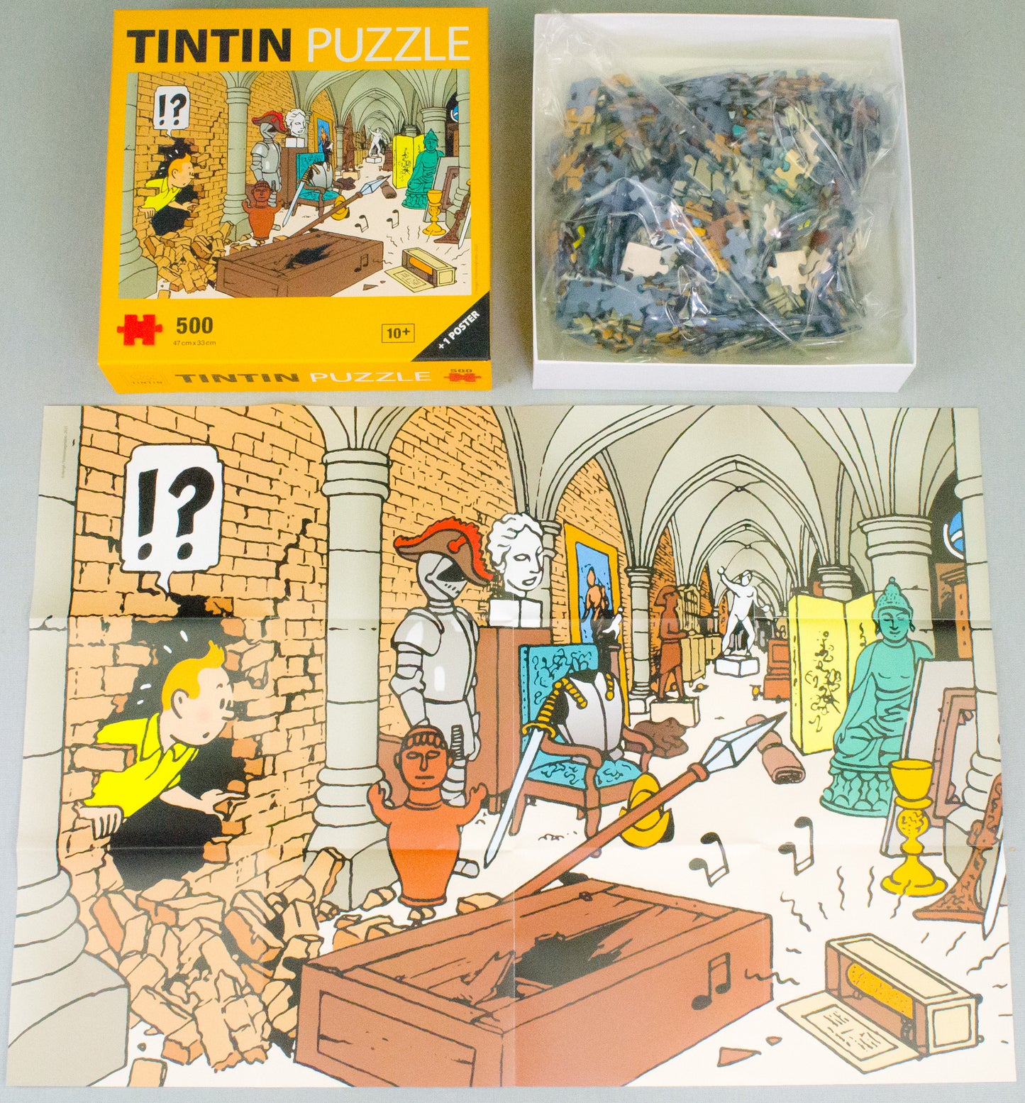 Moulinsart Tintin Puzzle 81565 Marlinspike Cellar: Secret Unicorn Treasure 47x33cm