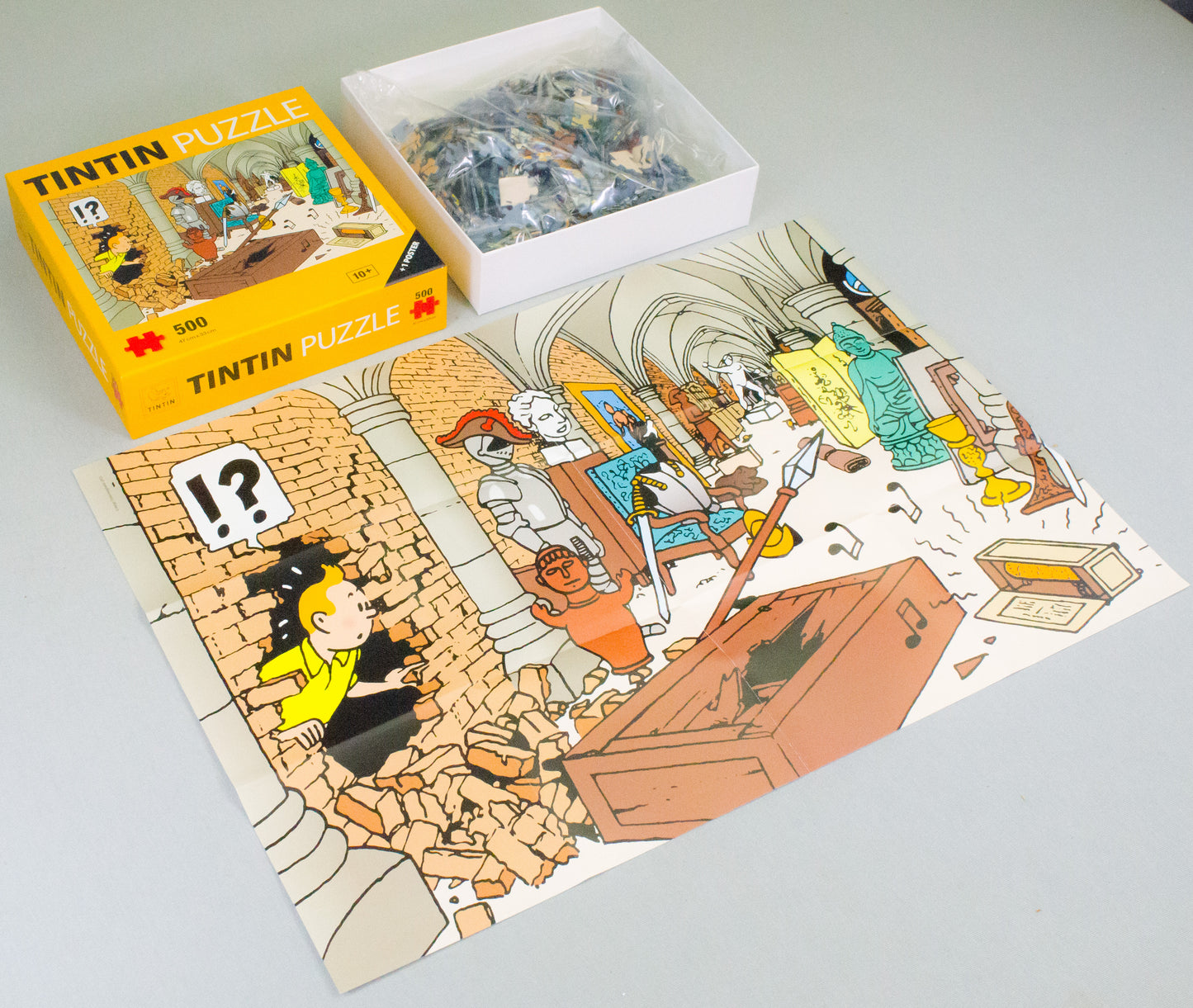 Moulinsart Tintin Puzzle 81565 Marlinspike Cellar: Secret Unicorn Treasure 47x33cm