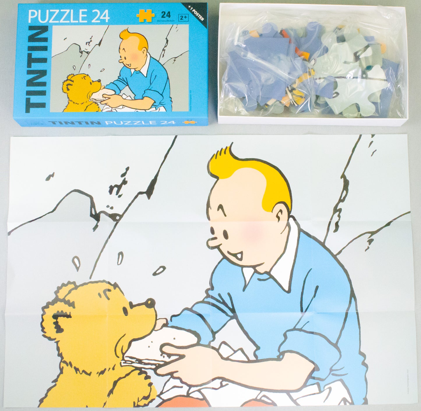 Moulinsart Tintin Puzzle (81561) - Tintin and Bear Cubs 30.4x45.7cm