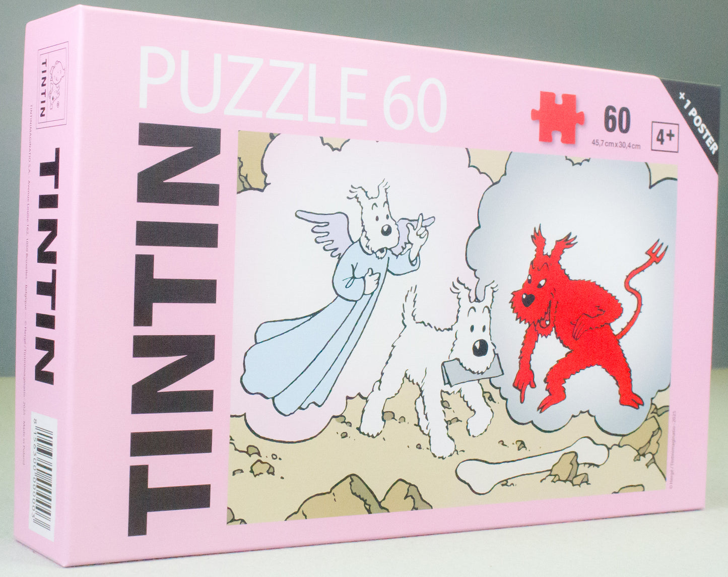 Moulinsart Tintin Puzzle 81563 Snowy Angel and Demon: Tibet 47x30.4cm