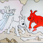 Moulinsart Tintin Puzzle 81563 Snowy Angel and Demon: Tibet 47x30.4cm