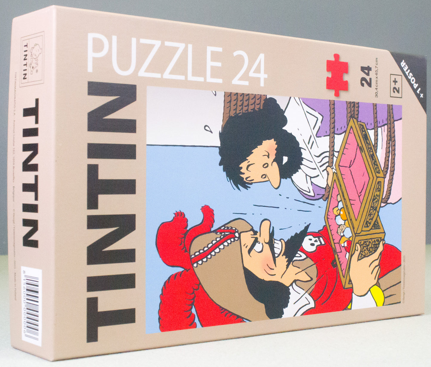 Moulinsart Tintin Puzzle (81560) - Pirate Treasure The Secret Of The Unicorn 30.4x45.7cm