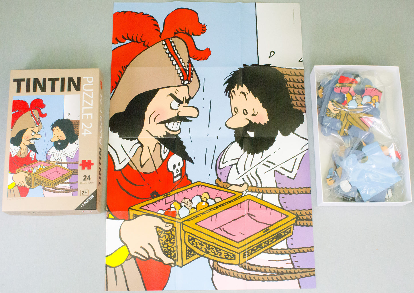 Moulinsart Tintin Puzzle (81560) - Pirate Treasure The Secret Of The Unicorn 30.4x45.7cm