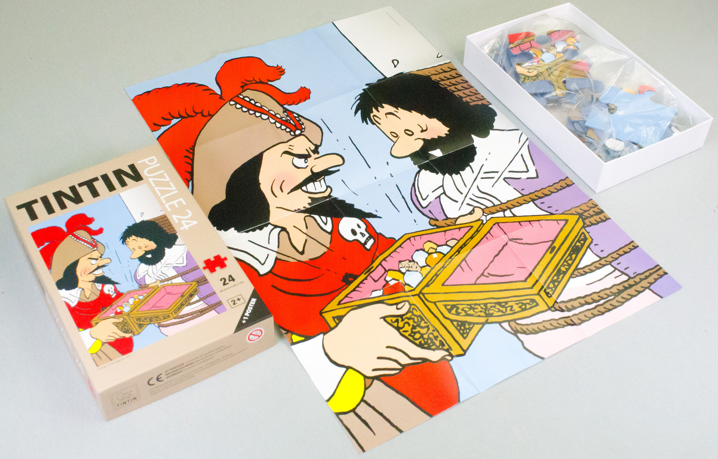 Moulinsart Tintin Puzzle (81560) - Pirate Treasure The Secret Of The Unicorn 30.4x45.7cm