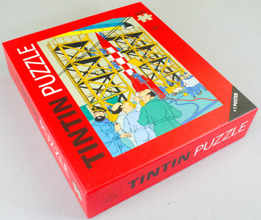 Moulinsart Tintin Puzzle 81567 - X-FLR 6 Rocket Destination Moon 68 x 48 cm