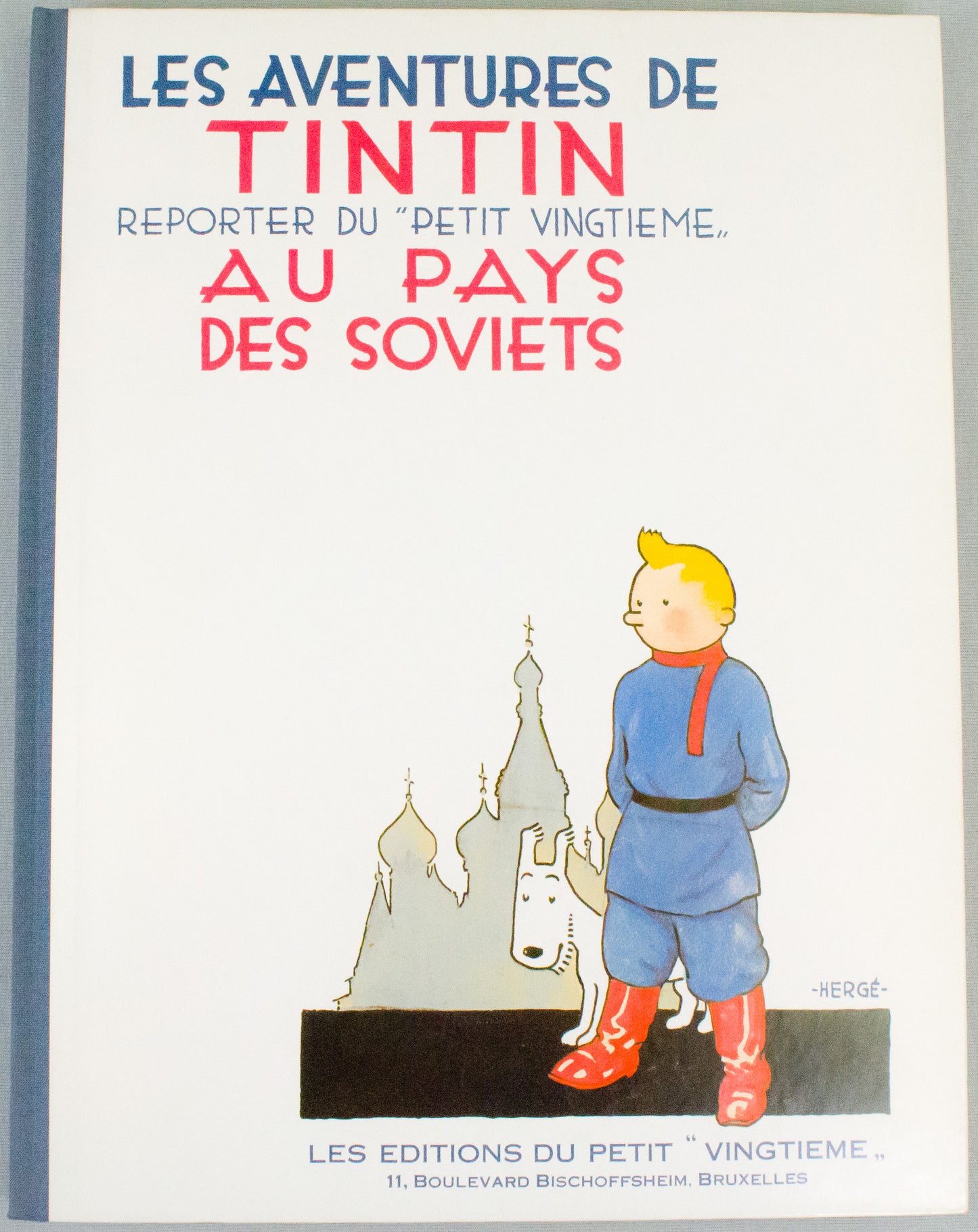 Tintin Au Pays Des Soviets - Rare B&W Facsimile 1st Edition Casterman - 1981 French EO Noire Blanc