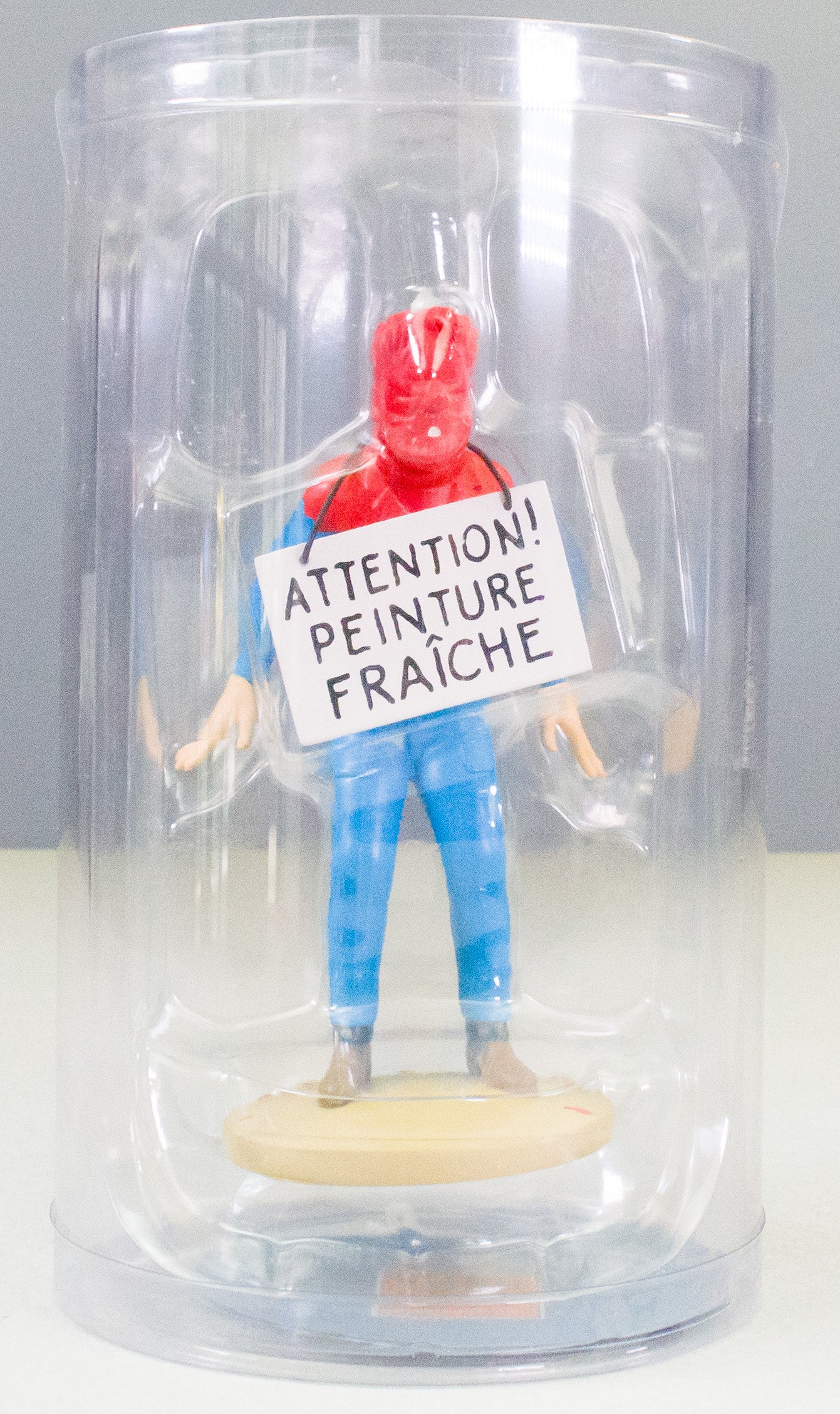 Tintin Figurine Moulinsart 42256 Haddock Fresh Paint - Destination Moon 12cm Resin Figure