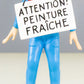 Tintin Figurine Moulinsart 42256 Haddock Fresh Paint - Destination Moon 12cm Resin Figure