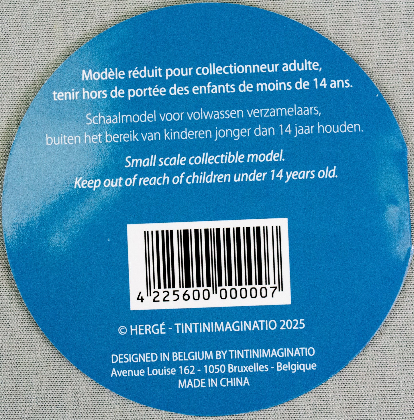 Tintin Figurine Moulinsart 42256 Haddock Fresh Paint - Destination Moon 12cm Resin Figure