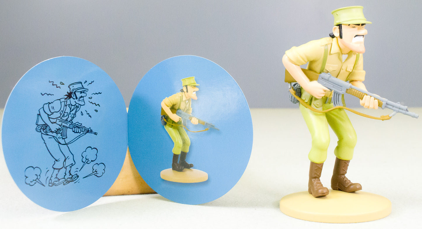 Tintin Figurine Moulinsart 42255 General Alcazar - In The Picaros 12cm Resin Figure