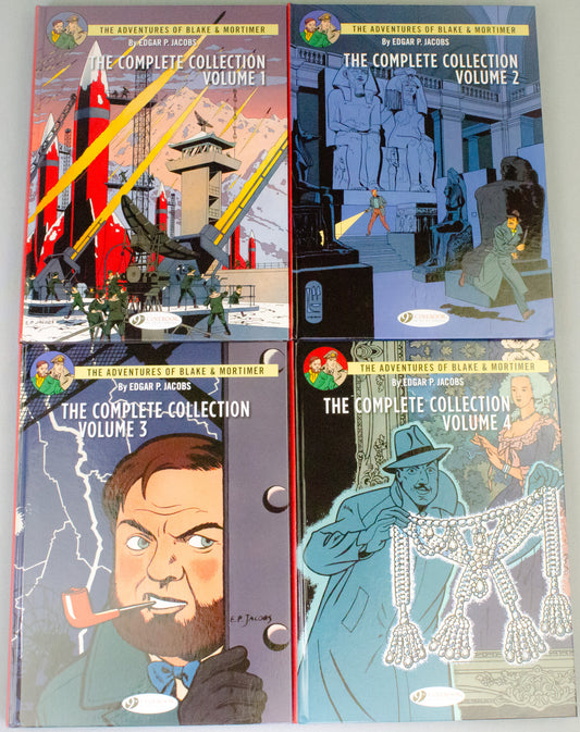 Blake & Mortimer The Complete Collection Volume 1-4 (Cinebook Hardback Editions)