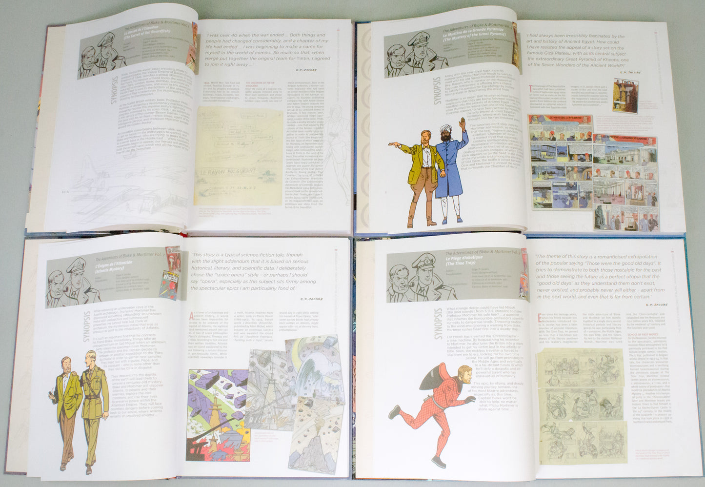 Blake & Mortimer The Complete Collection Volume 1-4 (Cinebook Hardback Editions)