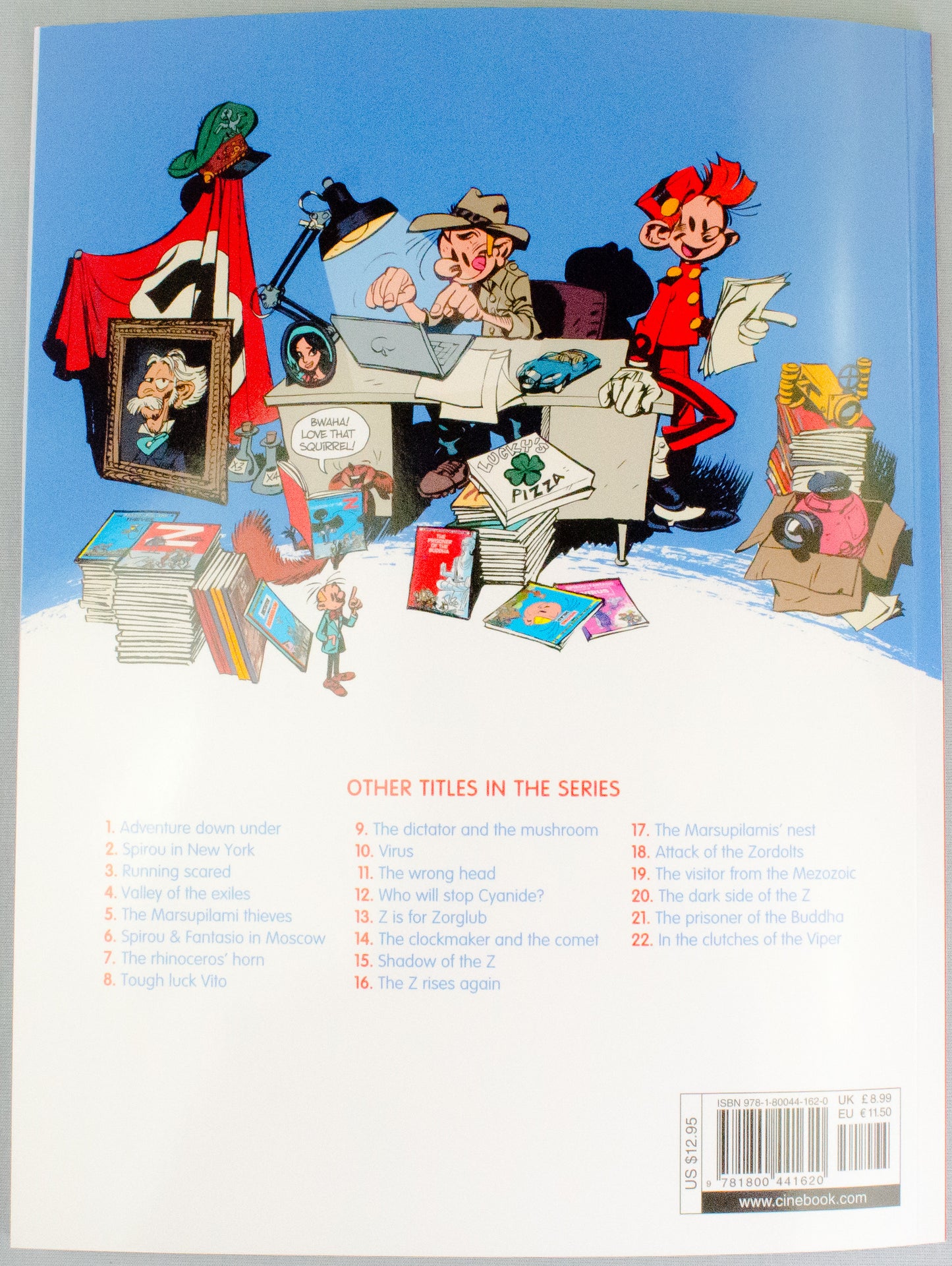 Spirou & Fantasio Volume 22 (In The Clutches Of The Viper) - Uk Cinebook Paperback Edition