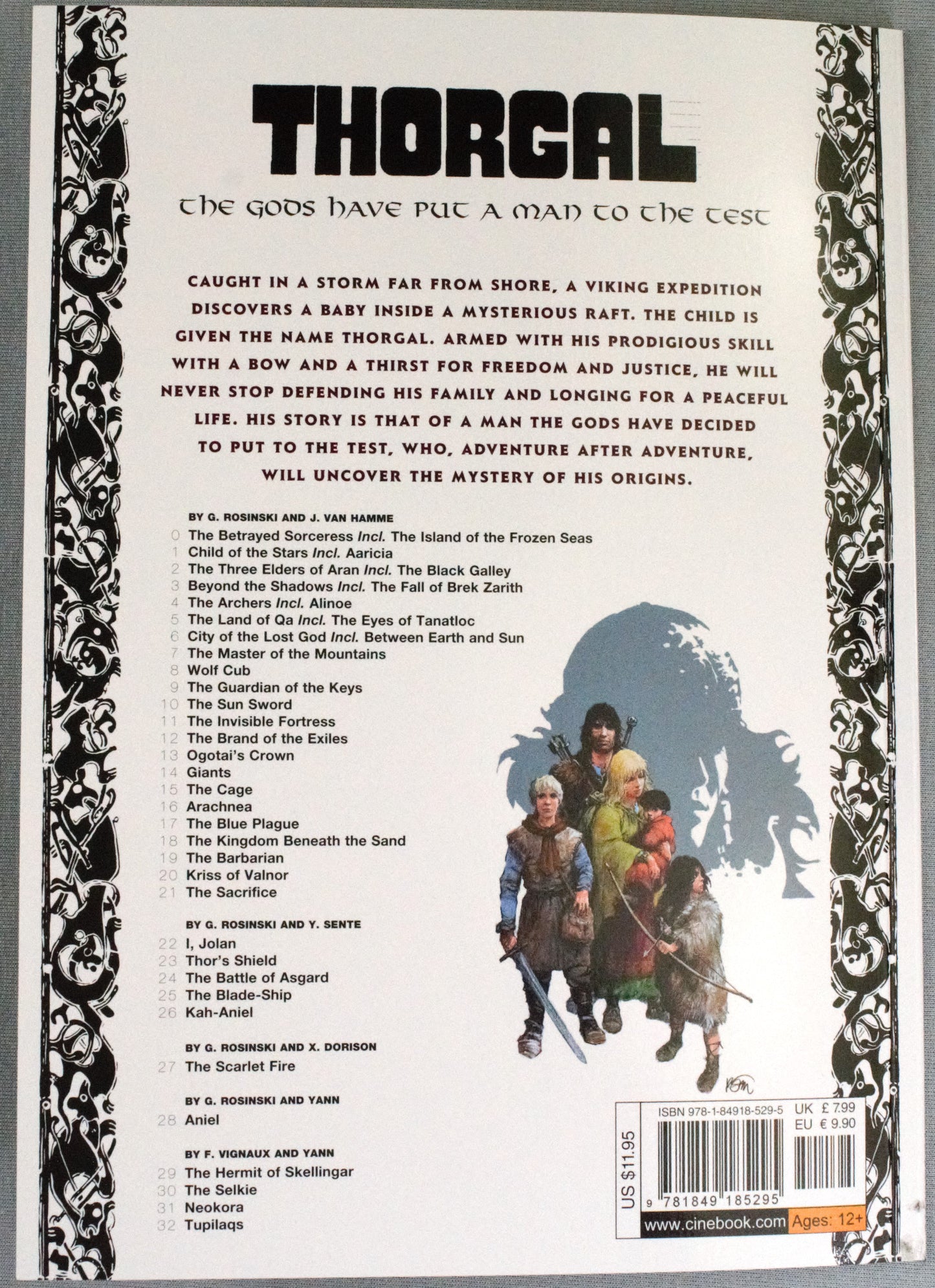 Thorgal Volume 26: Kah-Aniel - Cinebook Paperback UK Comic Book by Rosiński/Van Hamme