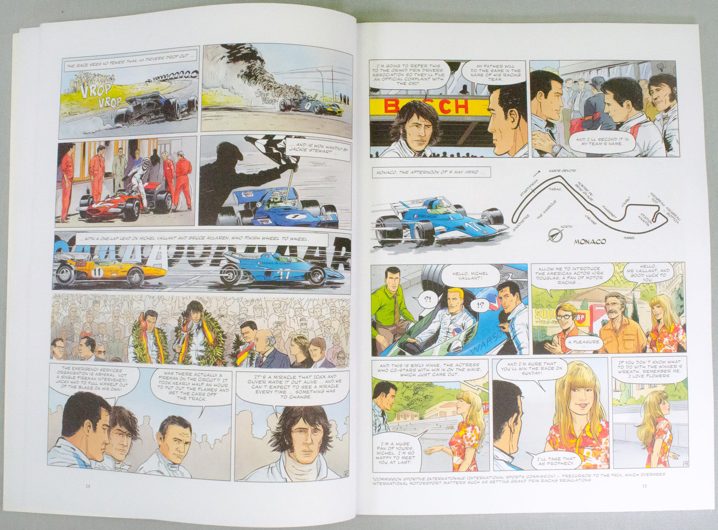 Michel Vaillant Legendary Races Volume 3: The Disastrous Season - Cinebook UK Paperback Edition Comic