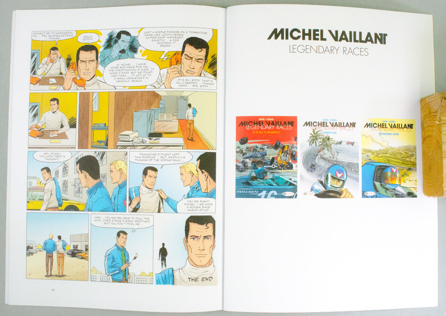 Michel Vaillant Legendary Races Volume 3: The Disastrous Season - Cinebook UK Paperback Edition Comic