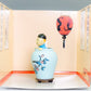 Tintin & Snowy in Chinese vase - Blue Lotus: Coffret/Box Scene Moulinsart Figurine 9cm Model