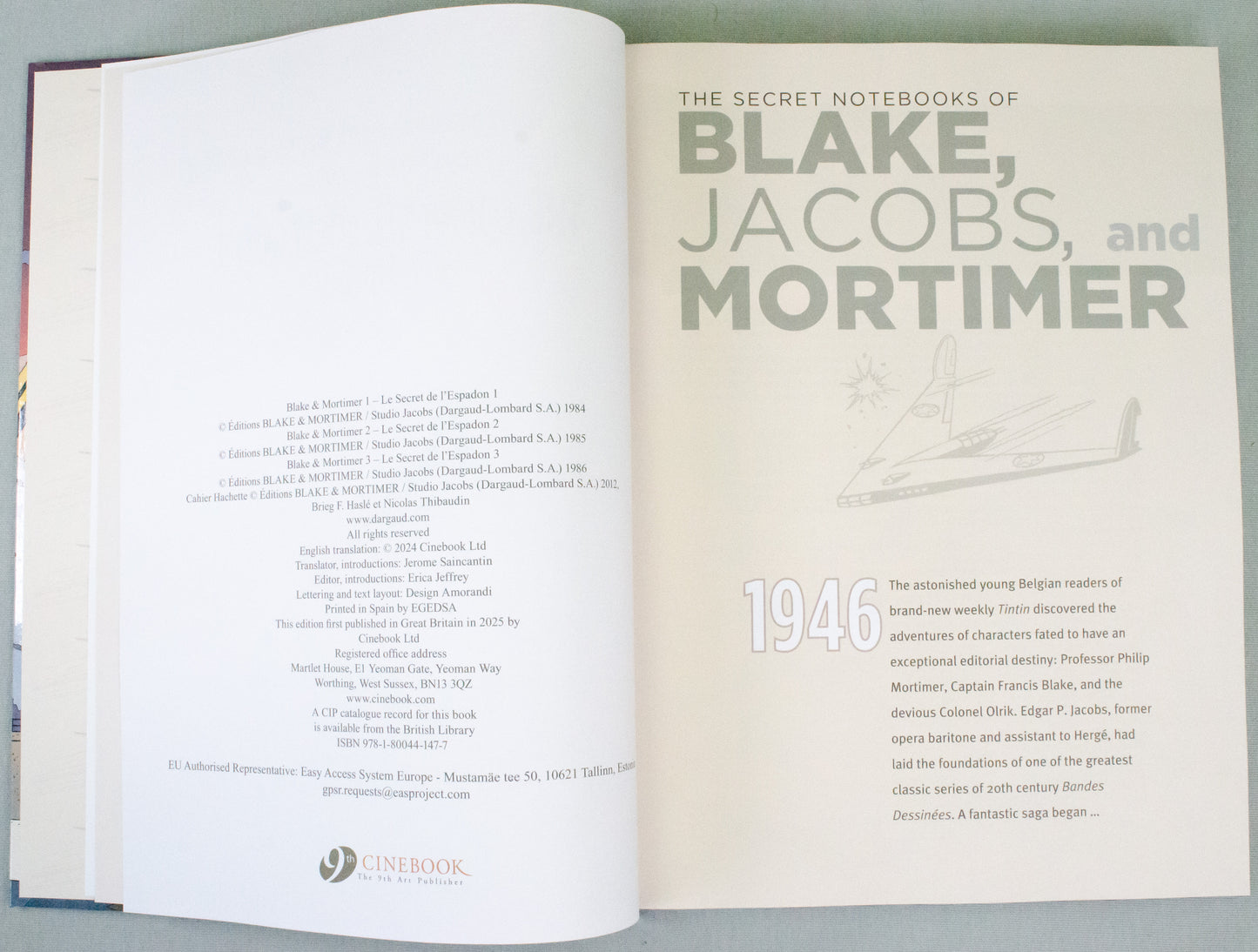 Blake & Mortimer The Complete Collection Volume 1: Cinebook Hardback Edition