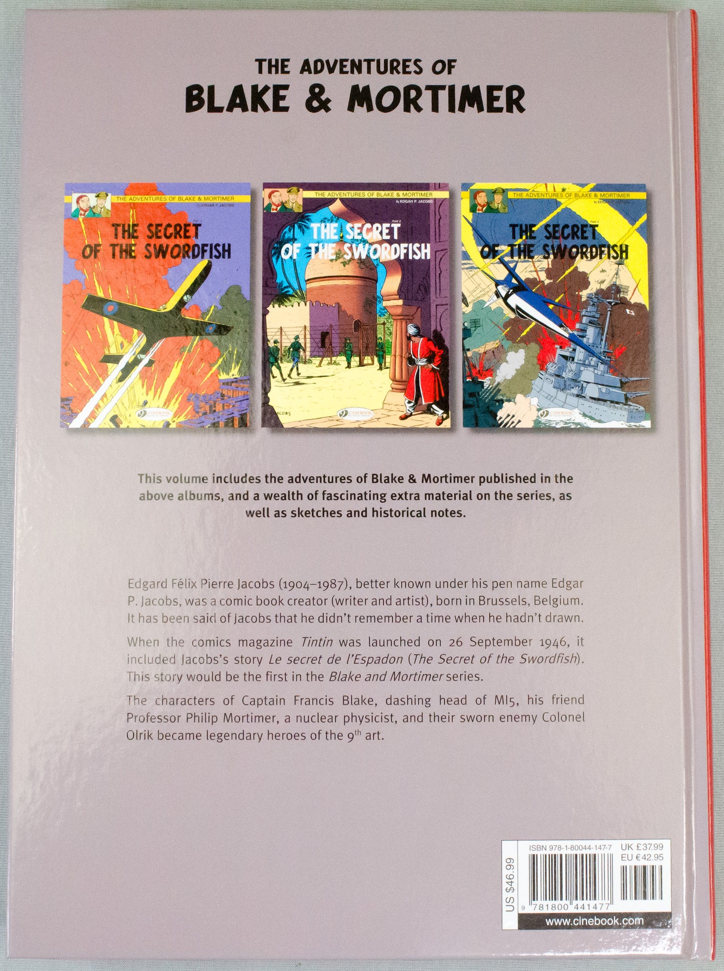 Blake & Mortimer The Complete Collection Volume 1: Cinebook Hardback Edition