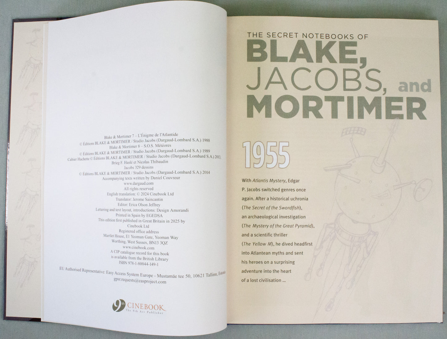 Blake & Mortimer The Complete Collection Volume 3: Cinebook Edition