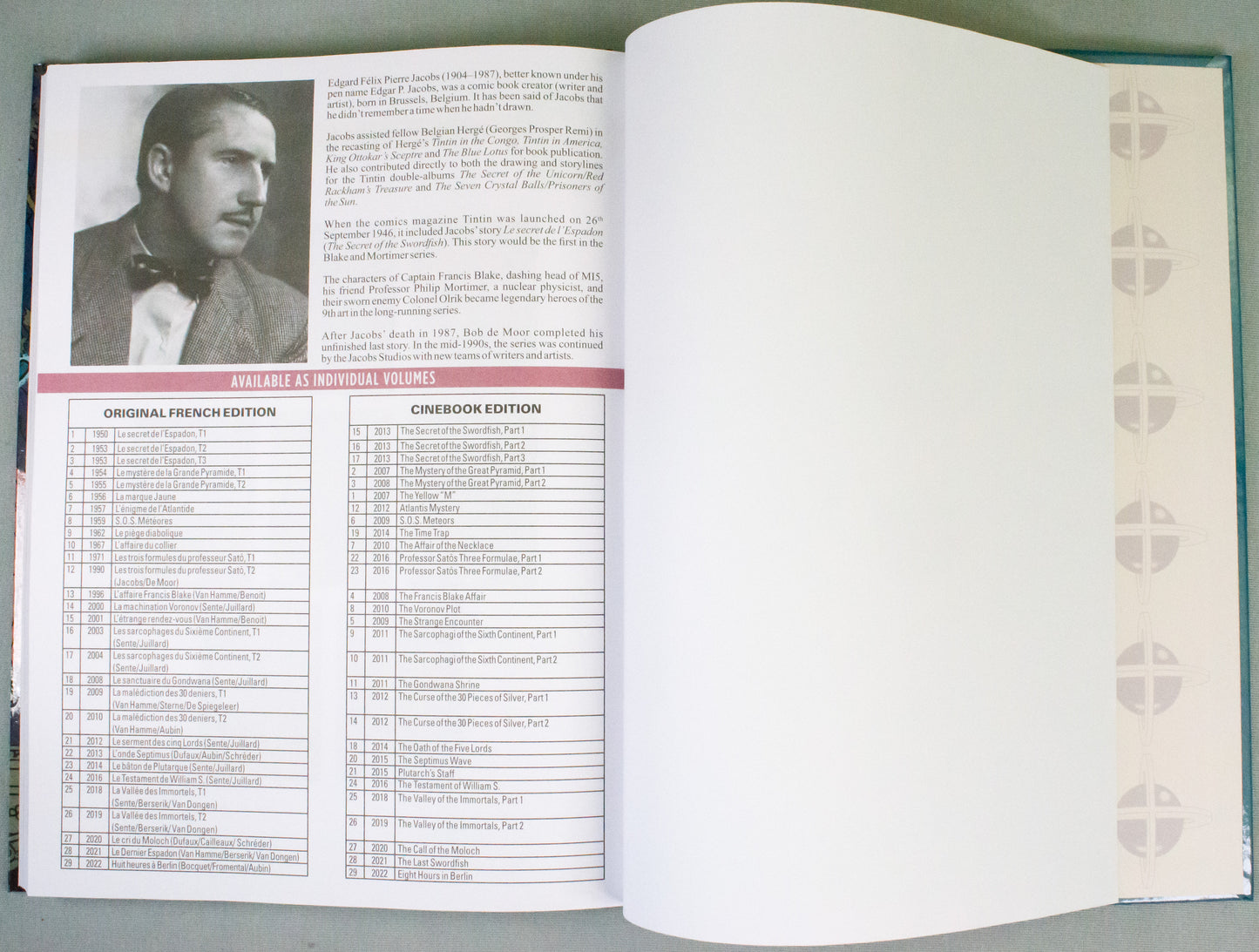 Blake & Mortimer The Complete Collection Volume 4: Cinebook Edition