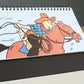 2026 Tintin Desk Calendar - Tintin In America Moulinsart Editions