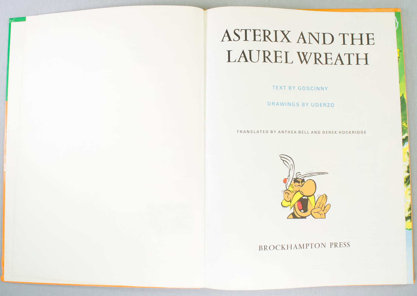 Asterix & the Laurel Wreath - 1974 Brockhampton 1st UK Edition HB Book EO Uderzo