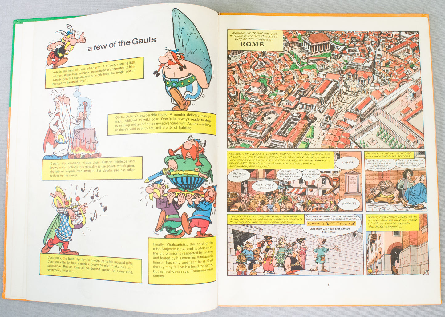 Asterix & the Laurel Wreath - 1974 Brockhampton 1st UK Edition HB Book EO Uderzo