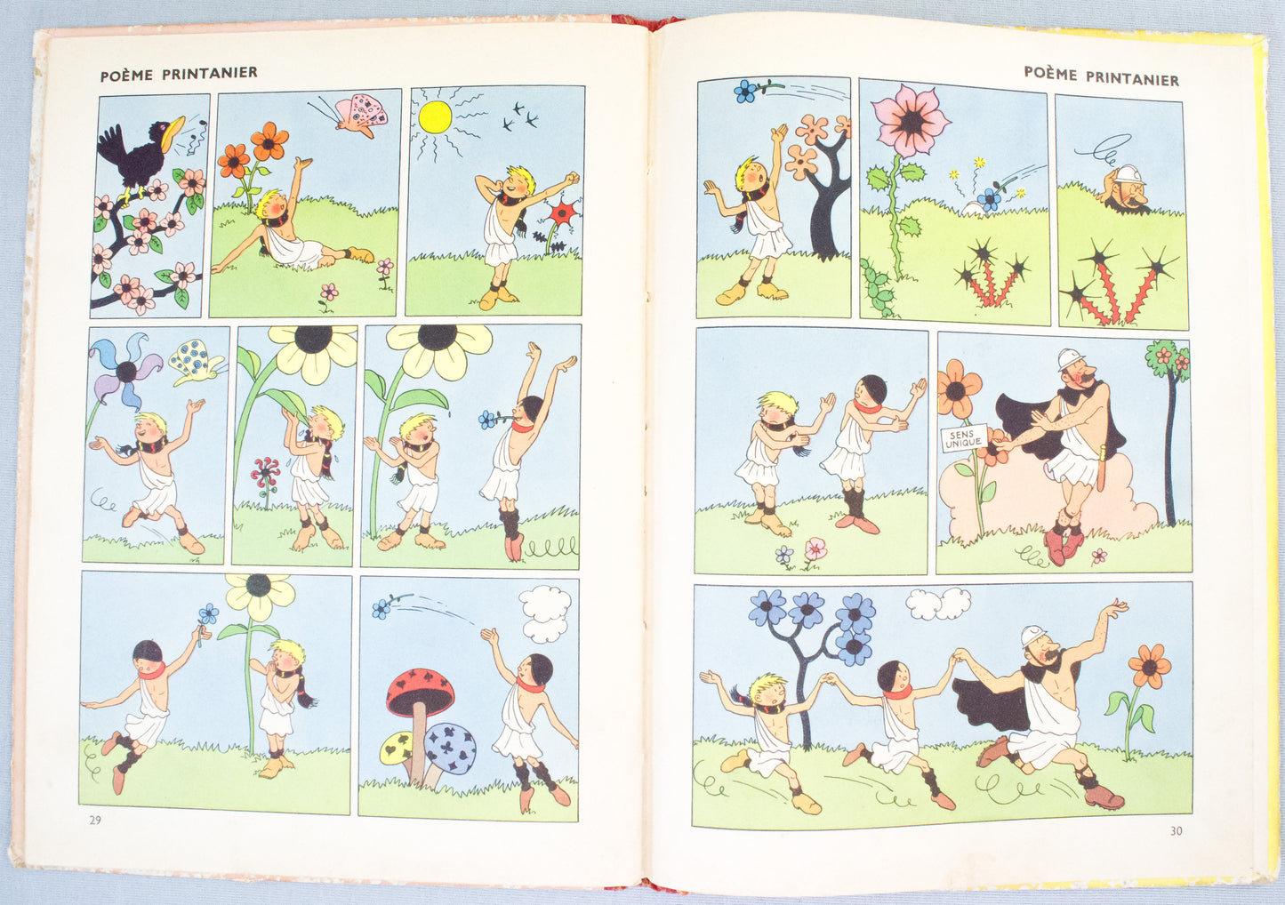 The Exploits of Quick & Flupke Volume 5: Casterman 1952 French Hardback 1st Edition Comic Book by Herge EO