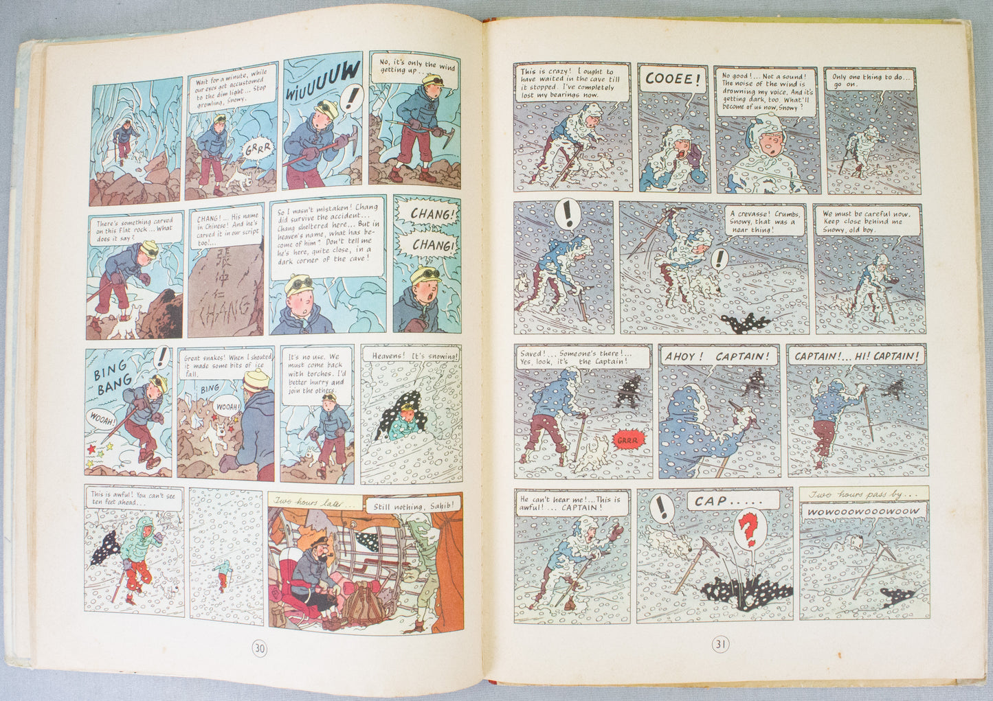 Tintin in Tibet - Methuen 1965 2nd UK Reprint Edition Hardback Rare comic book Herge EO