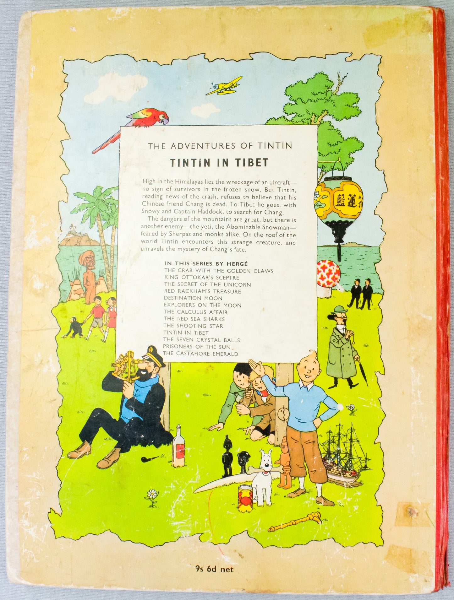 Tintin in Tibet - Methuen 1965 2nd UK Reprint Edition Hardback Rare comic book Herge EO