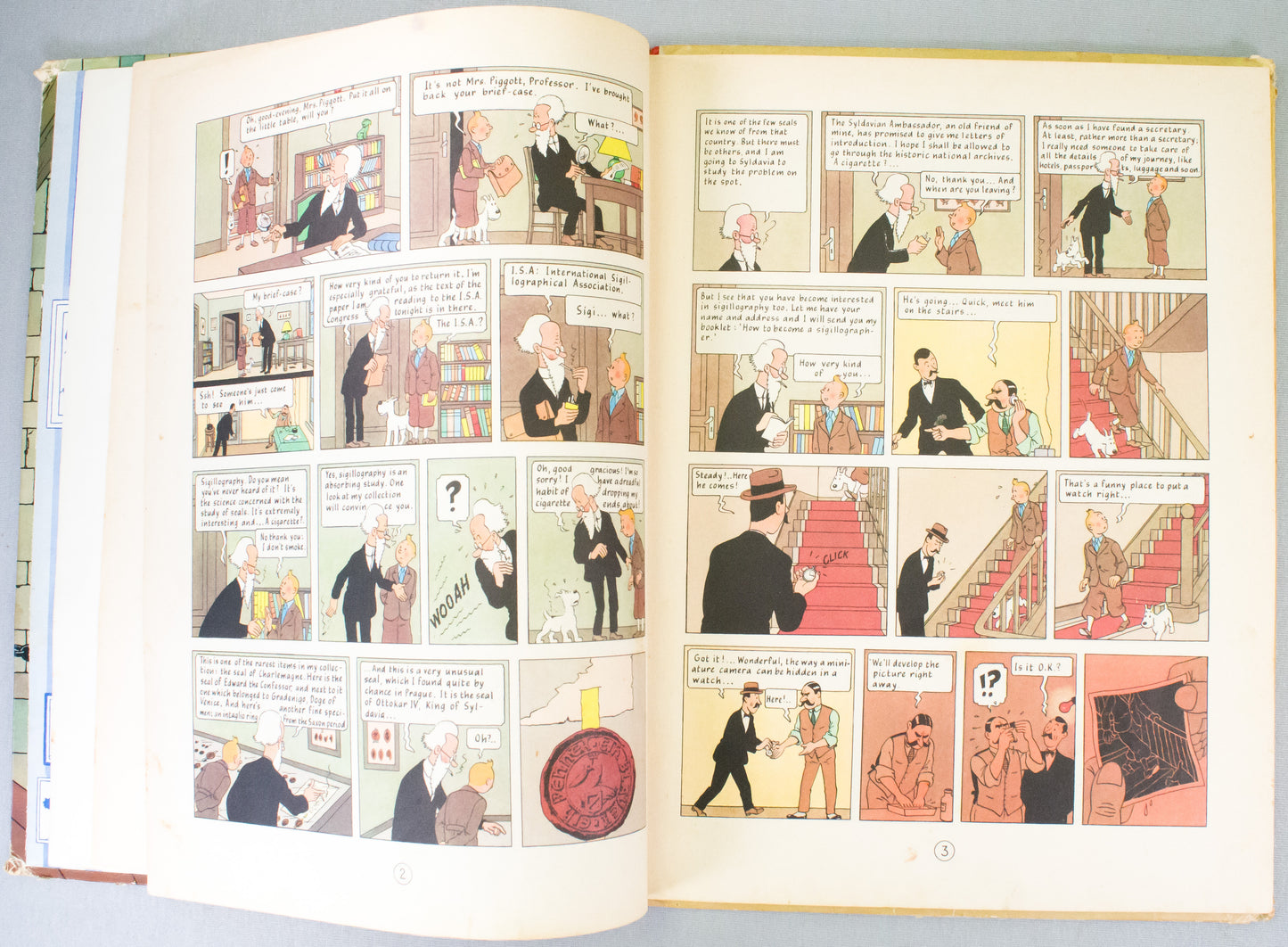 King Ottokar's Sceptre Methuen UK 2nd Reprint Edition 1964 Hardback Tintin Book Herge