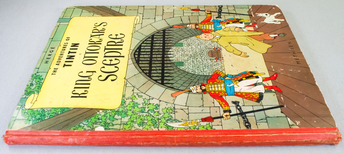 King Ottokar's Sceptre Methuen UK 2nd Reprint Edition 1964 Hardback Tintin Book Herge