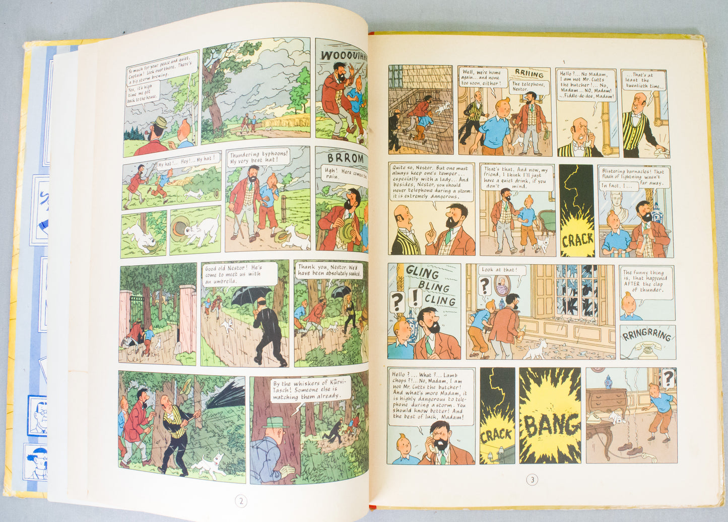 The Calculus Affair - Methuen 1965 2nd Reprint Edition UK Hardback Rare Tintin book Herge EO