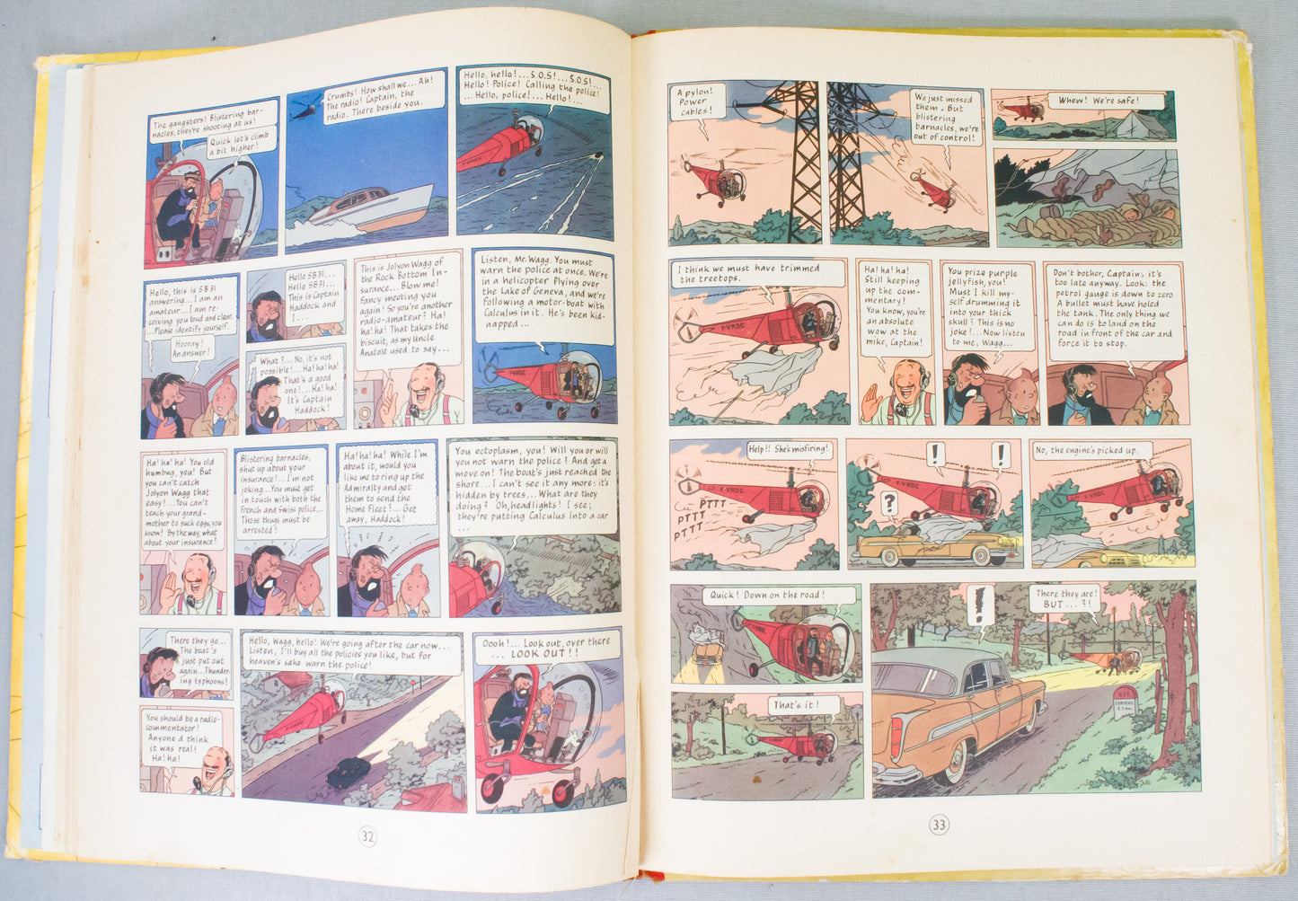 The Calculus Affair - Methuen 1965 2nd Reprint Edition UK Hardback Rare Tintin book Herge EO