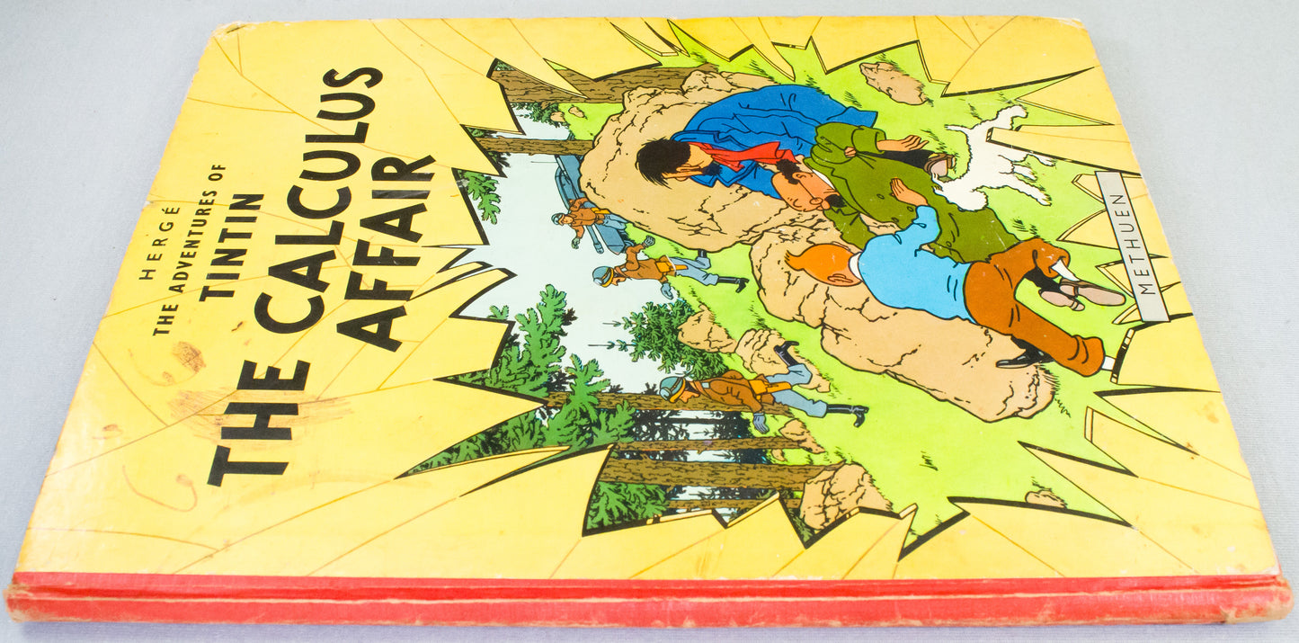 The Calculus Affair - Methuen 1965 2nd Reprint Edition UK Hardback Rare Tintin book Herge EO