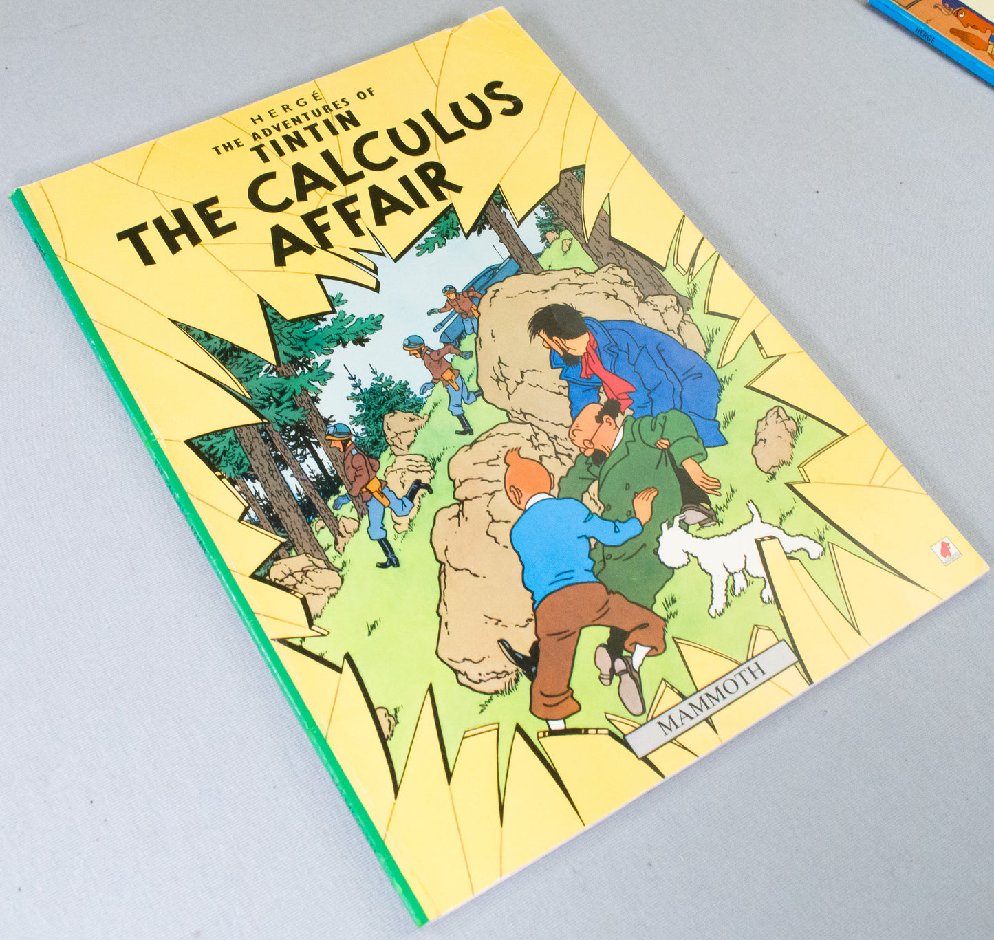 The Calculus Affair - Tintin Mammoth UK Paperback Edition Book 1990s