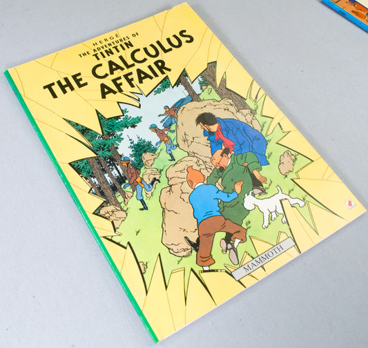 The Calculus Affair - Tintin Mammoth UK Paperback Edition Book 1990s
