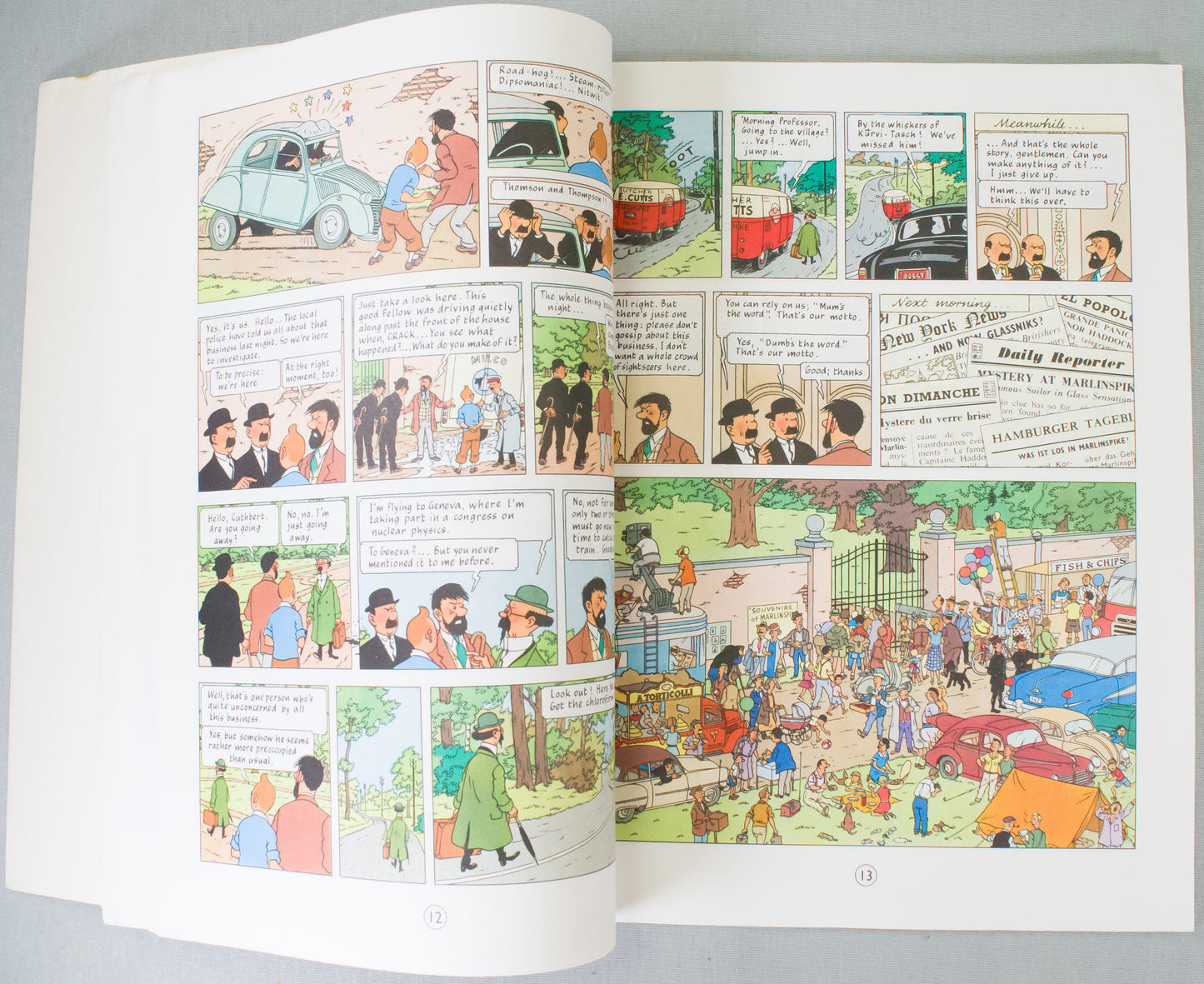 The Calculus Affair - Tintin Mammoth UK Paperback Edition Book 1990s