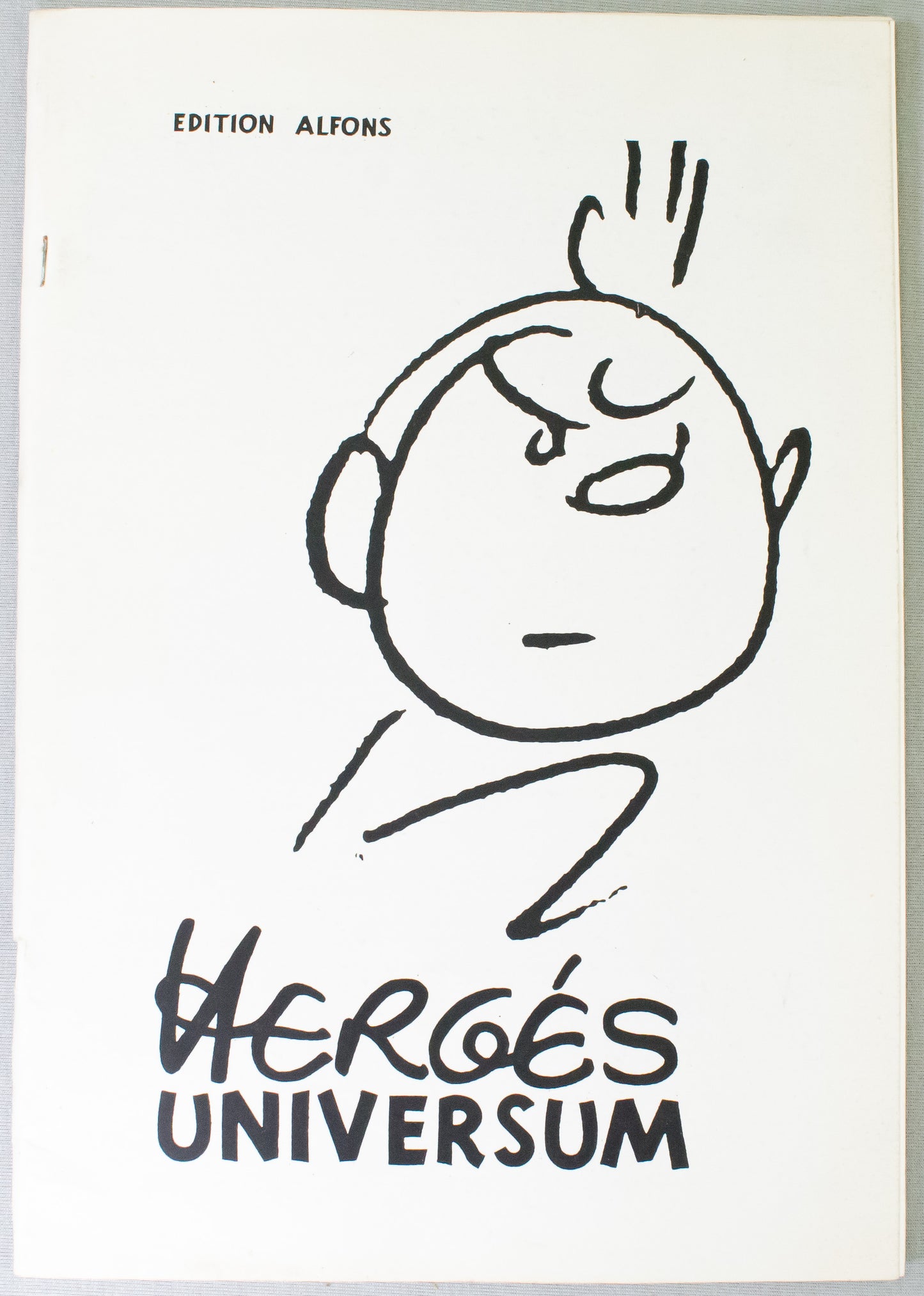 Herge Universum - 1992 German Paperback Editions Alfons