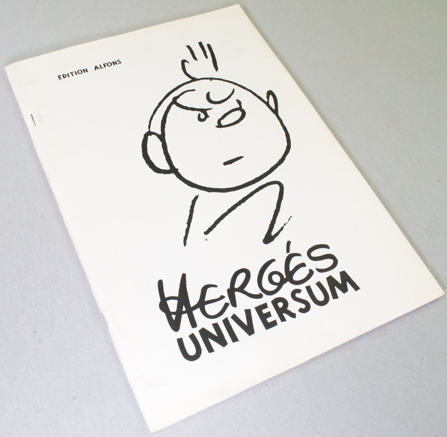 Herge Universum - 1992 German Paperback Editions Alfons