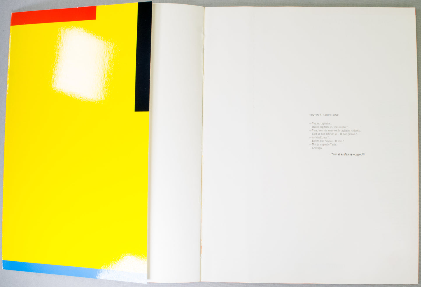 Hommage A Herge Book (Foundation Joan Miro) - Casterman 1986 PB 1st Edition