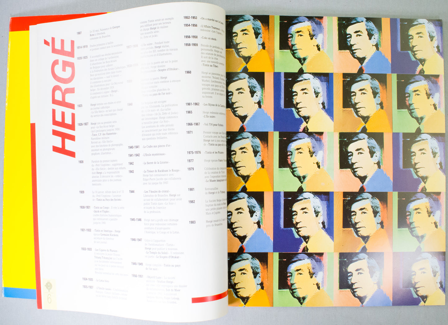 Hommage A Herge Book (Foundation Joan Miro) - Casterman 1986 PB 1st Edition