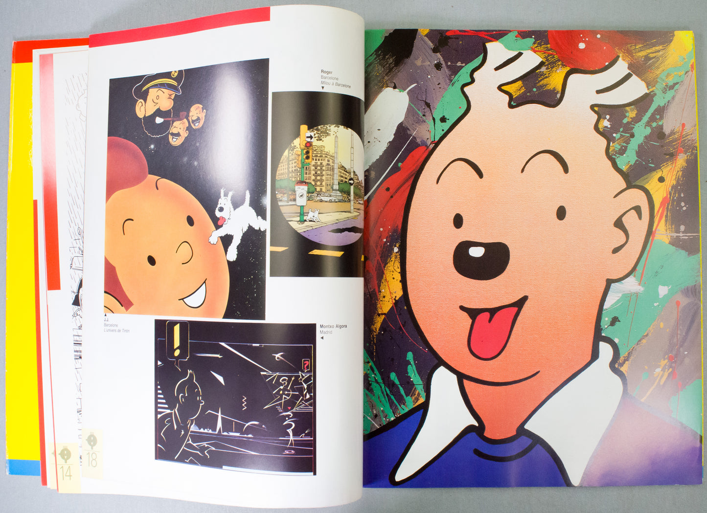 Hommage A Herge Book (Foundation Joan Miro) - Casterman 1986 PB 1st Edition