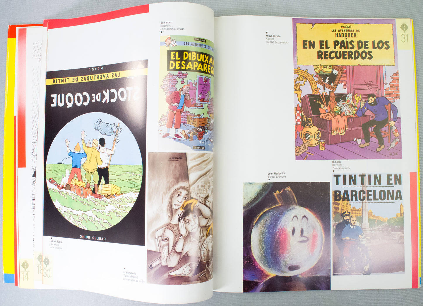 Hommage A Herge Book (Foundation Joan Miro) - Casterman 1986 PB 1st Edition