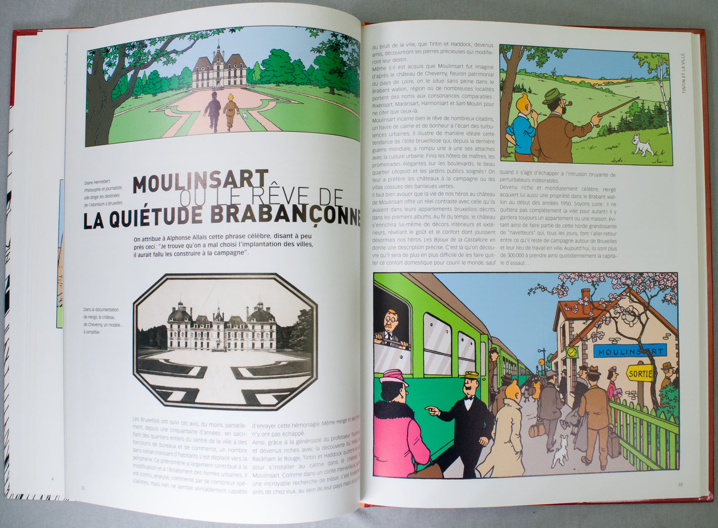 Tintin et la ville Book - 2004 French Hardback 1st Edition by Moulinsart