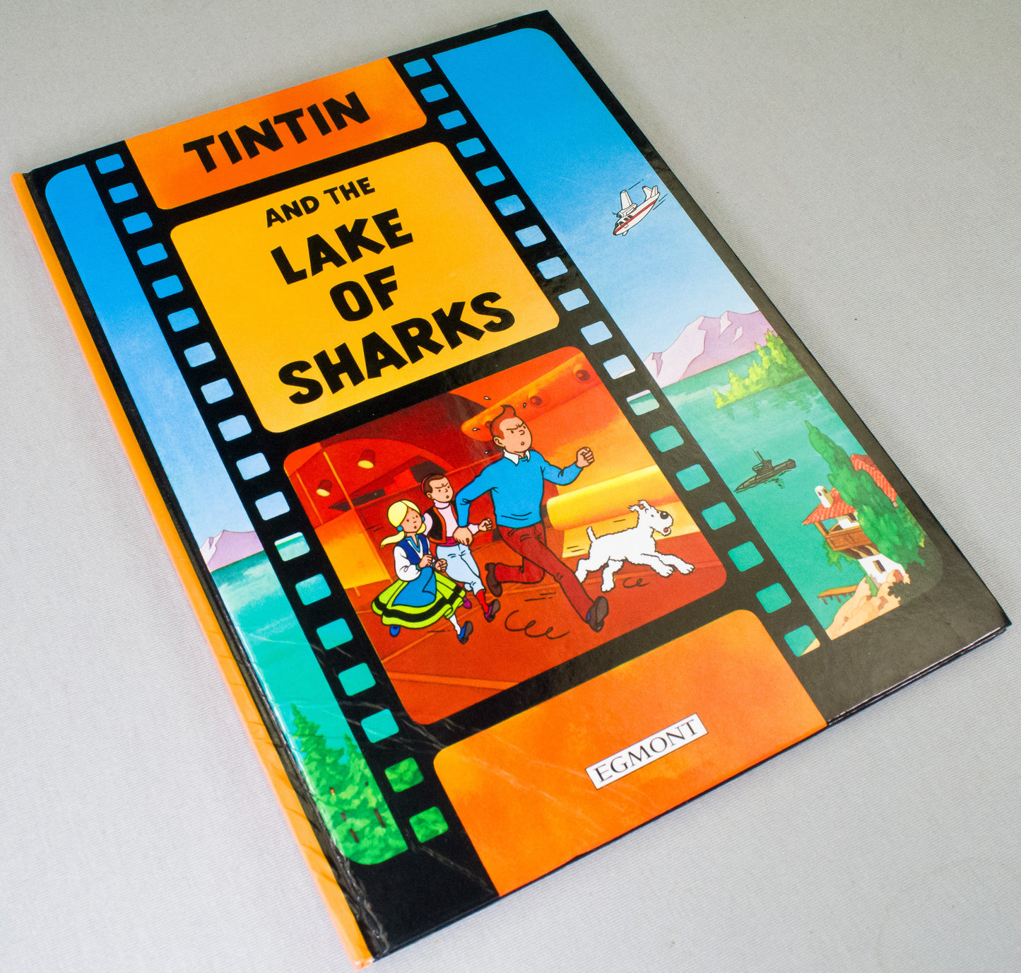 Tintin & the Lake of Sharks: Egmont 2000s Hardback Comic Book UK Edition