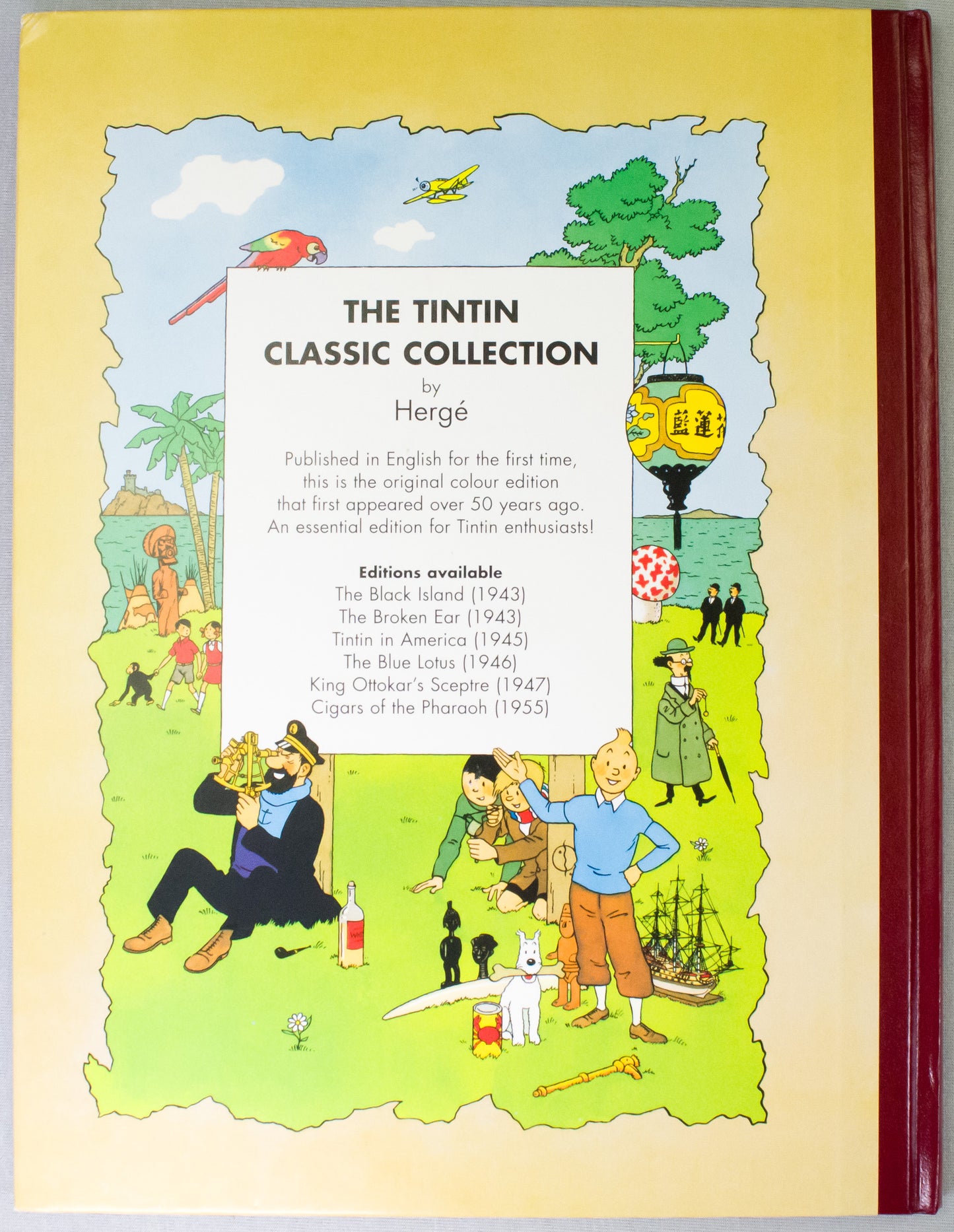 The Black Island: Egmont 2008 UK Hardback Classic Colour Edition Rare Tintin Book Herge