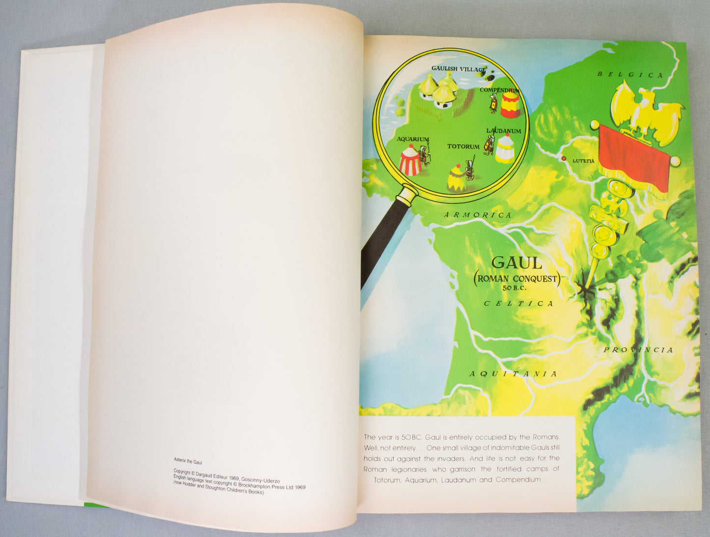 The Giant Asterix Omnibus - Dargaud 1969 UK Hardback 1st Edition